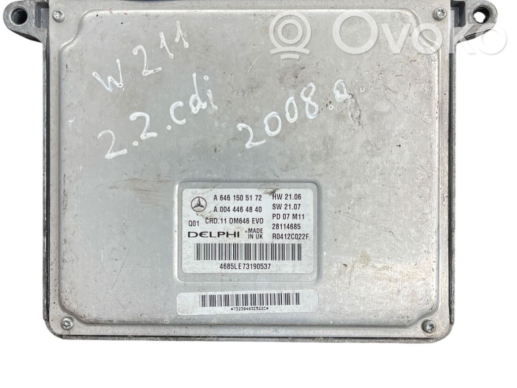 Mercedes-Benz E W211 Engine control unit/module 