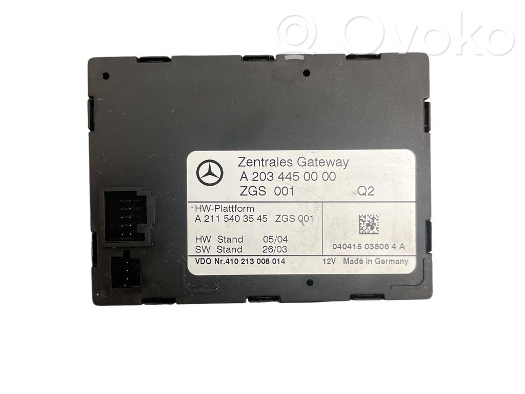 Mercedes-Benz E W211 Módulo de control Gateway 