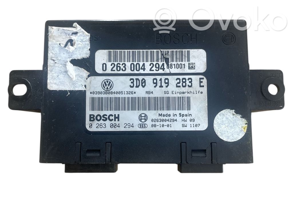 Volkswagen Phaeton Parking PDC control unit/module 