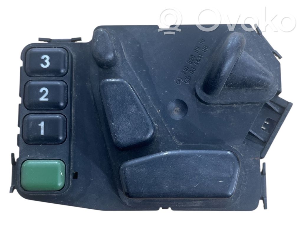 Mercedes-Benz E W210 Interruptor de control del asiento 
