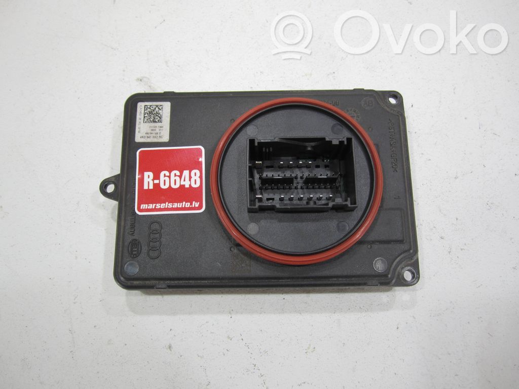 Audi A6 S6 C8 4K Lastre de faros xenón 