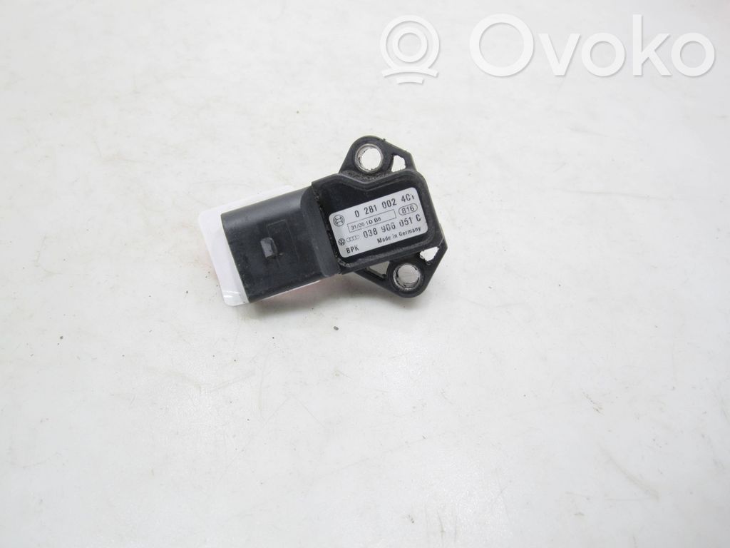 Audi A3 S3 8P Czujnik ciśnienia powietrza 