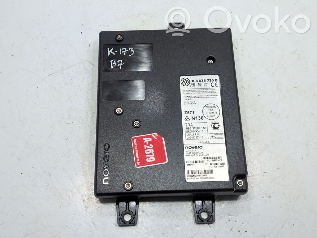 Volkswagen PASSAT B7 Bluetooth control unit module 