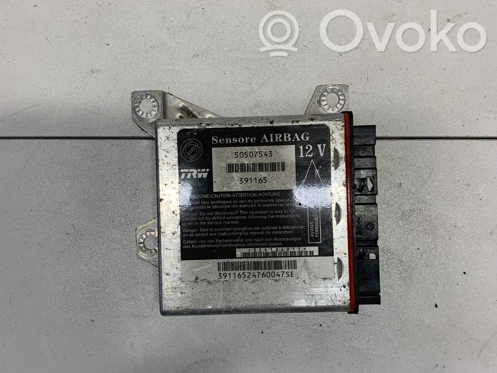 Airbag control unit/module   50507543,391165,39116524760047SE