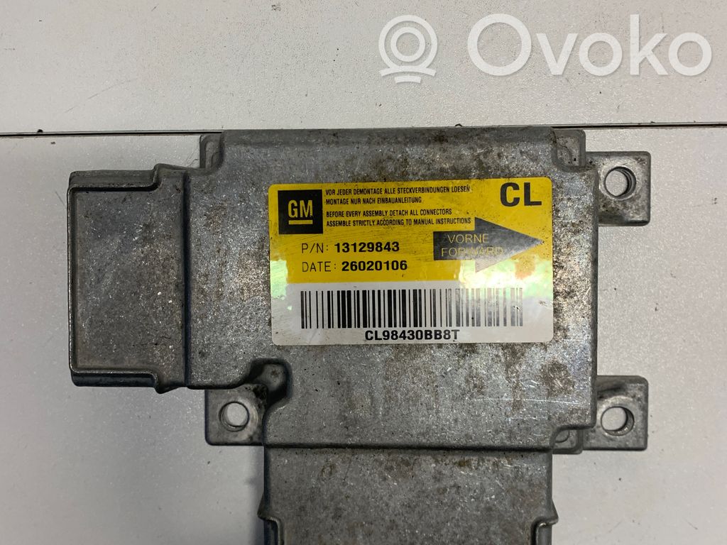 Sterownik / Moduł Airbag   13129843,26020106,CL98430BB8T