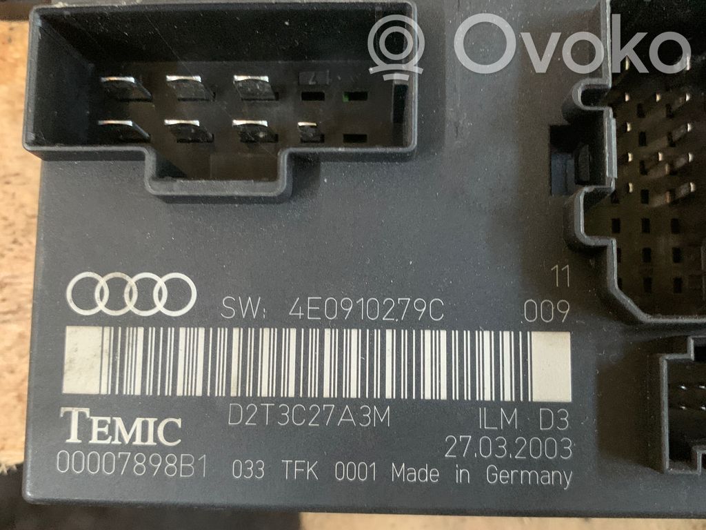 Audi A8 S8 D3 4E Komforto modulis 