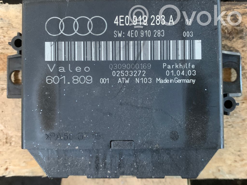 Audi A8 S8 D3 4E Centralina/modulo sensori di parcheggio PDC 