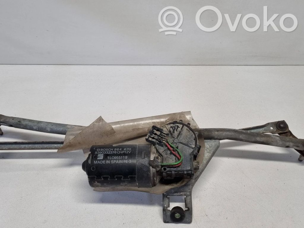 Volkswagen Caddy Mechanizm i silniczek wycieraczek szyby przedniej / czołowej 