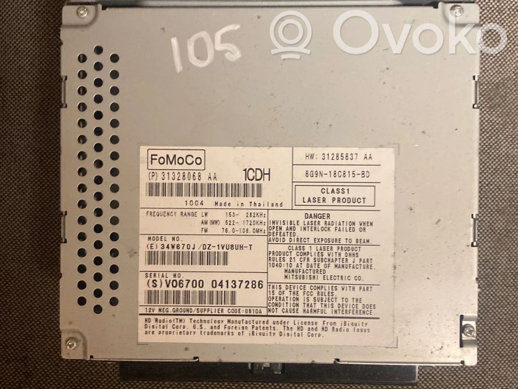 Volvo XC60 Unitate principală radio/CD/DVD/GPS 