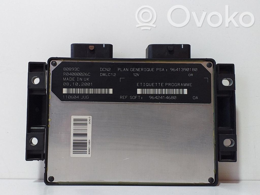 Citroen Berlingo Engine control unit/module 