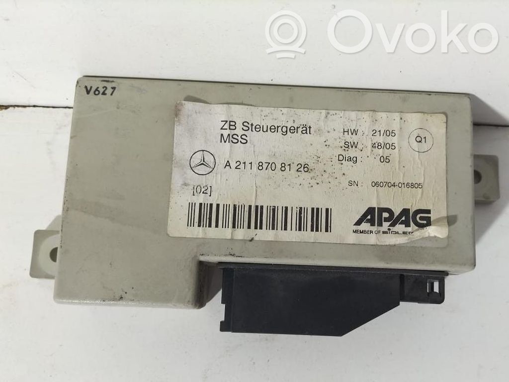 Mercedes-Benz E W211 Other control units/modules 