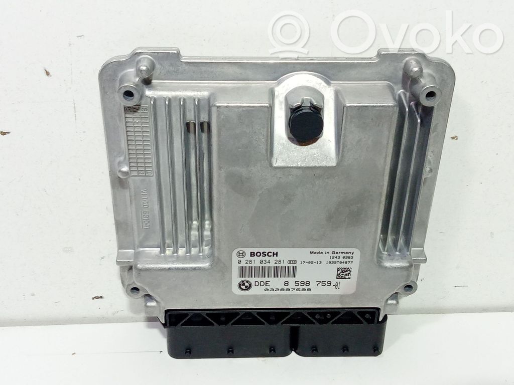 BMW 3 F30 F35 F31 Engine control unit/module 