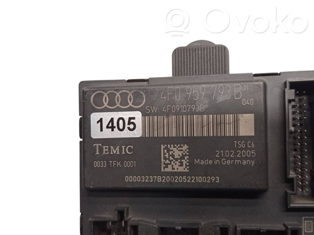Unité de commande module de porte   4F0959793B,4F0910793B,0033TFK0001