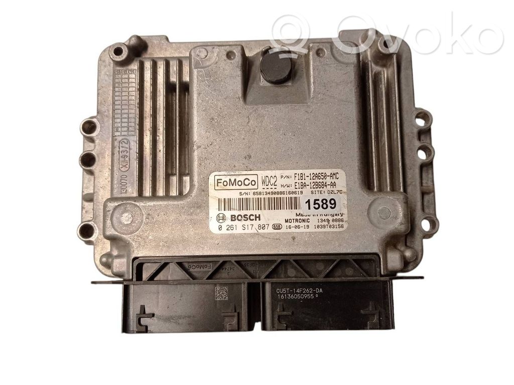 Engine control unit/module   F1B112A650AJC,E1BA12B684AA,0261S17807