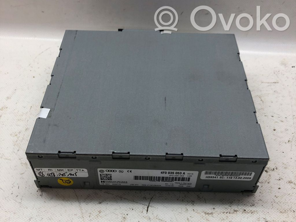 Audi A6 S6 C6 4F Unitate principală radio/CD/DVD/GPS 