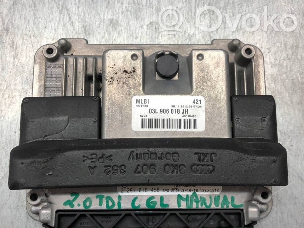 Audi A4 S4 B8 8K Engine control unit/module 