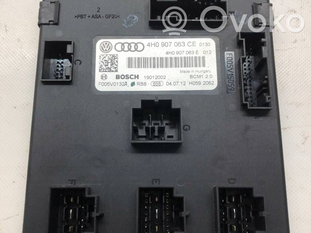 Audi A6 S6 C7 4G Mukavuusmoduuli 