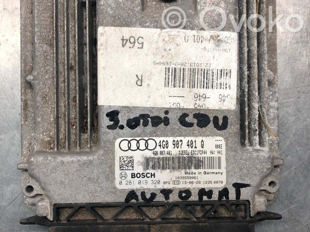 Audi A7 S7 4G Engine control unit/module 