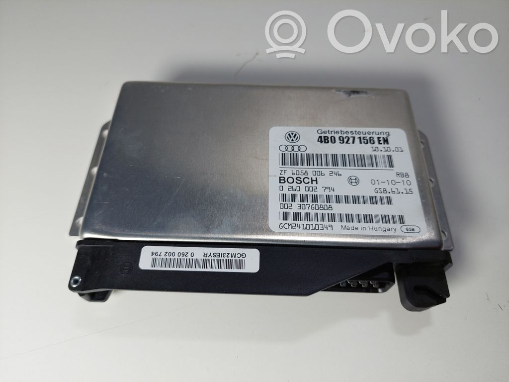 Gearbox control unit/module   4B0927156EN