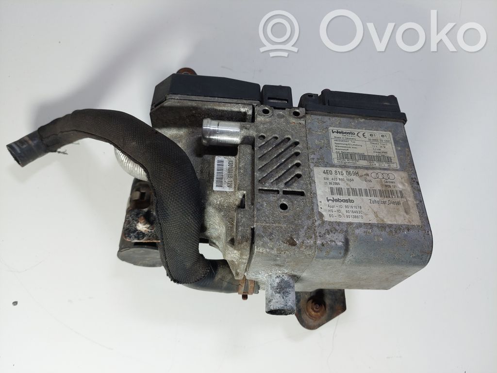Audi A8 S8 D3 4E Auxiliary pre-heater (Webasto) 