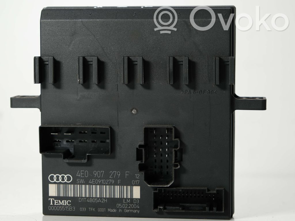 Audi A8 S8 D3 4E Komforto modulis 