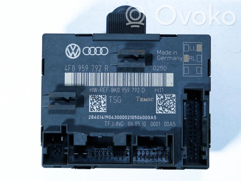 Unité de commande module de porte   4F0959792R