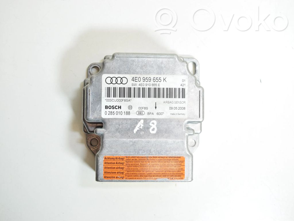 Module de contrôle airbag   4E0959655K