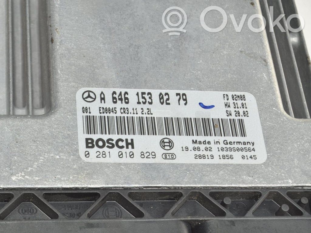 Mercedes-Benz E W211 Engine control unit/module ECU 