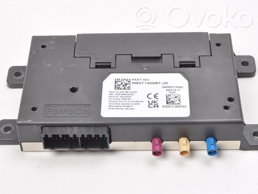 Ford Puma Bluetooth control unit module 