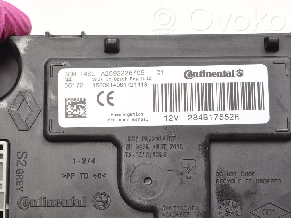 Renault Clio IV Comfort/convenience module 