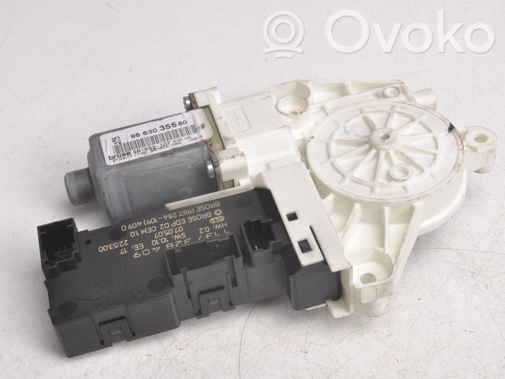 Peugeot 407 Silnik regulatora szyby drzwi przednich 