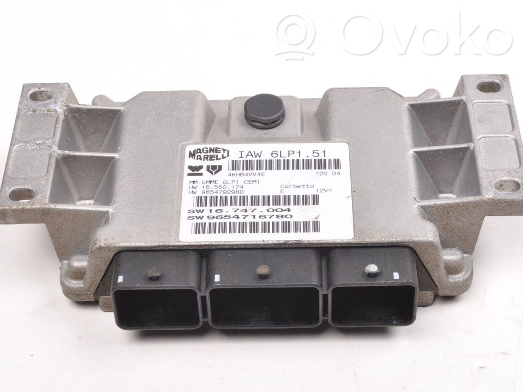 Peugeot 307 CC Engine control unit/module ECU 