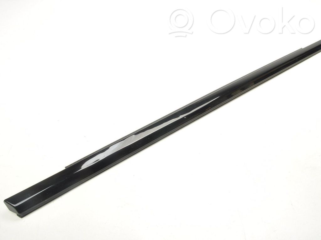 Rear door windshield rail