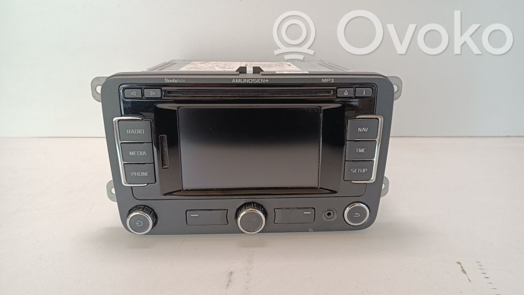 Skoda Yeti (5L) Panel / Radioodtwarzacz CD/DVD/GPS 
