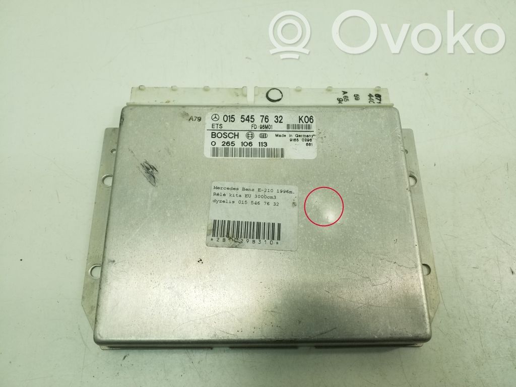 Mercedes-Benz E W210 ESP (stability system) control unit 