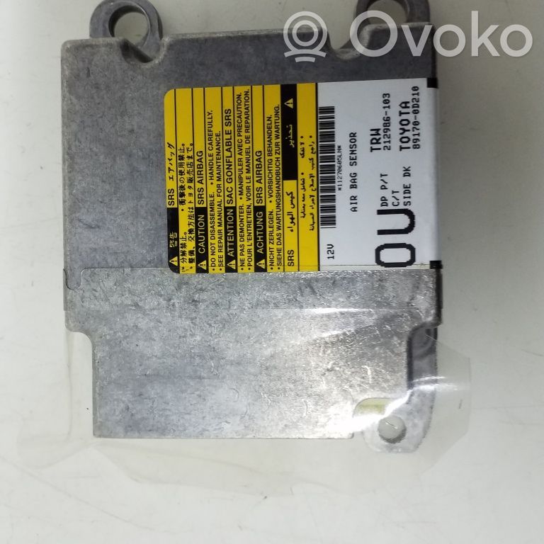 Toyota Yaris Module de contrôle airbag 