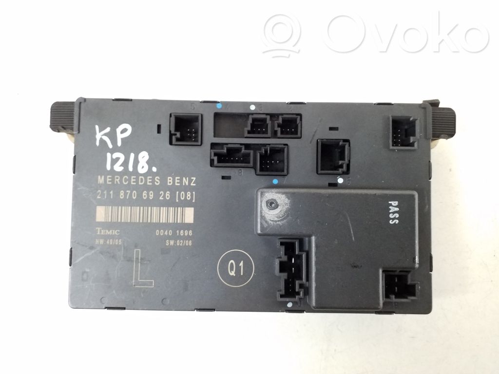 Mercedes-Benz E W211 Door control unit/module 