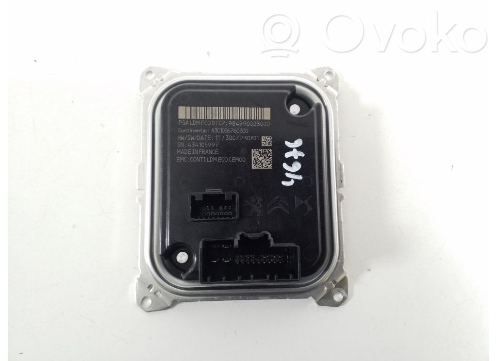 Opel Astra L Unidad de control/módulo de los faros xenón 