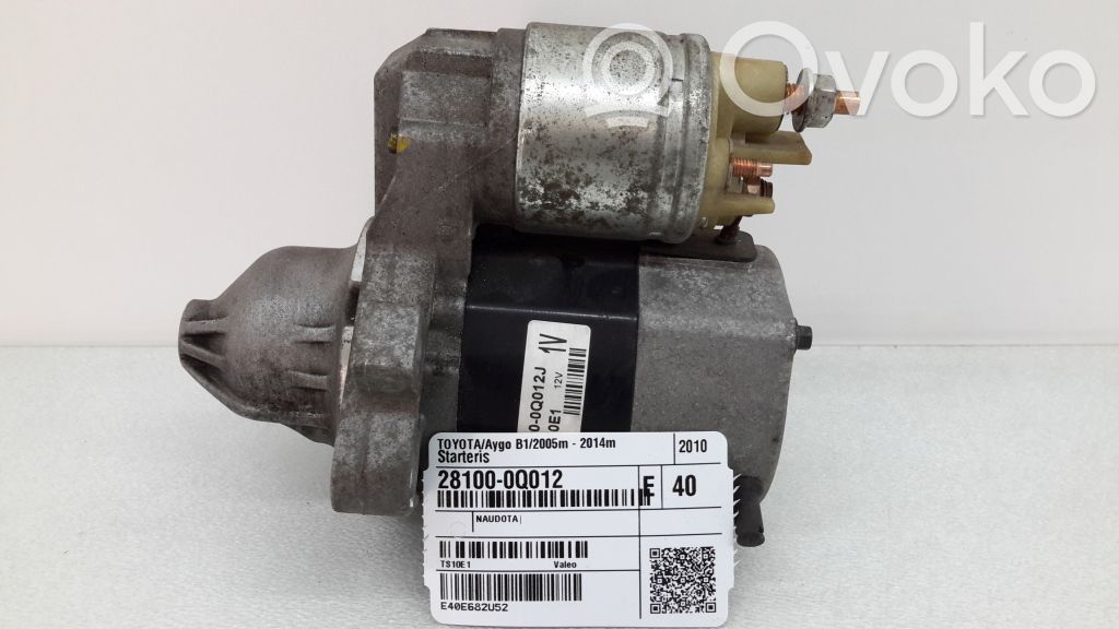 Toyota Aygo AB10 Motor de arranque 
