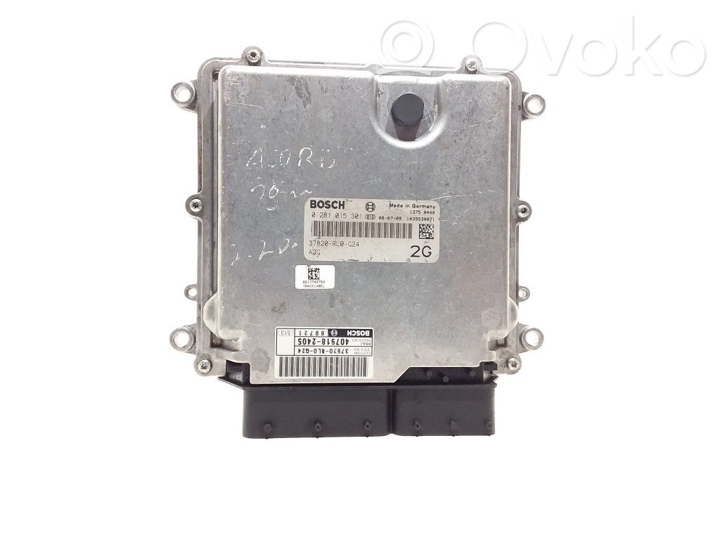 Engine control unit/module   0281015301,37820RL0G24,4079182405,1039S30071