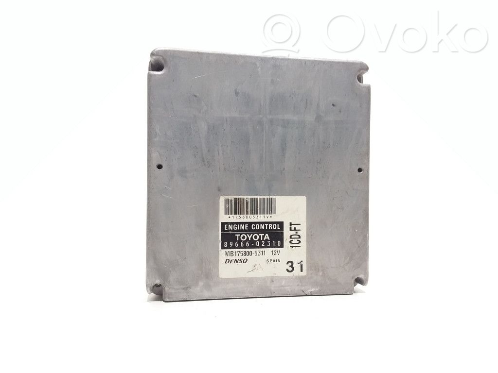 Engine control unit/module   8966602310,MB1758005311,1CDFT
