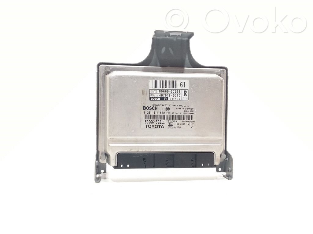 Toyota Yaris Engine control unit/module 