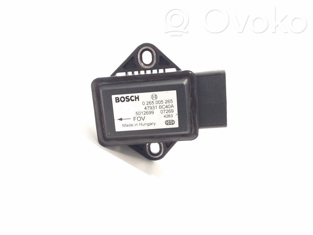 Nissan Note (E11) ESP acceleration yaw rate sensor 
