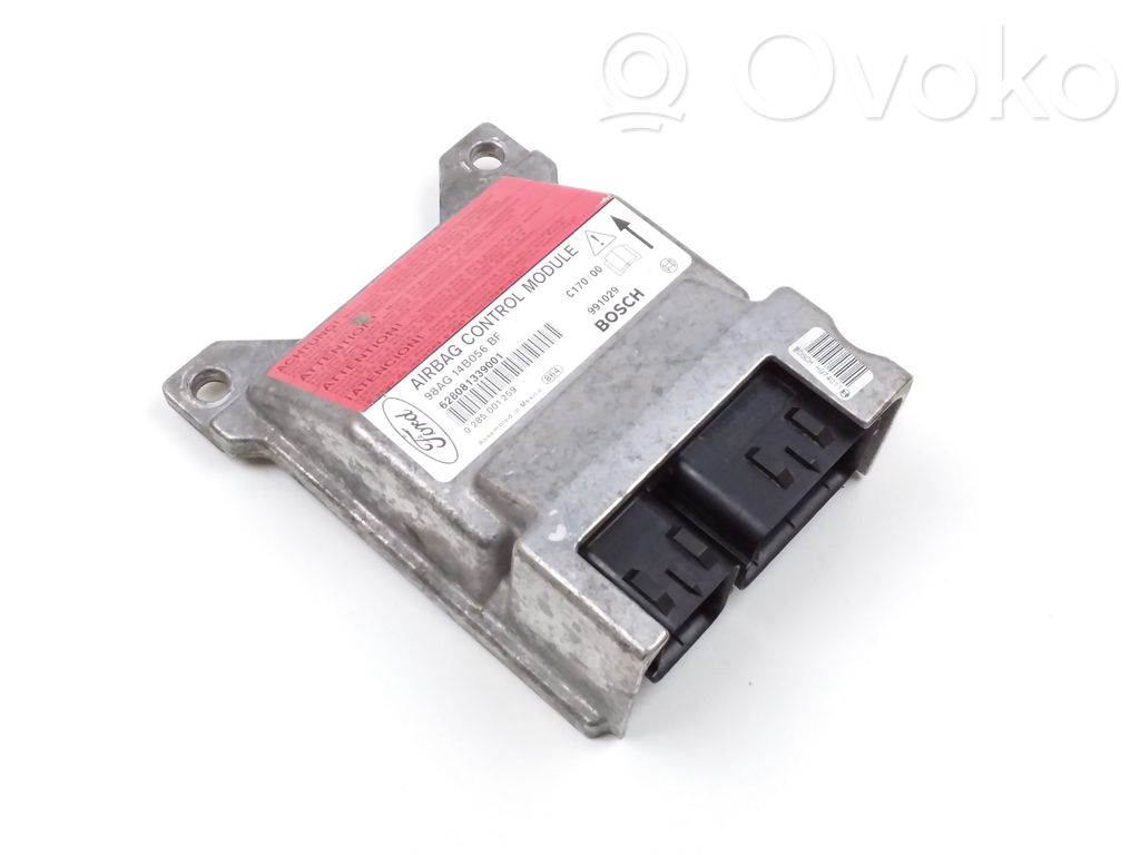 Airbag control unit/module   0285001259,98AG14B056BF