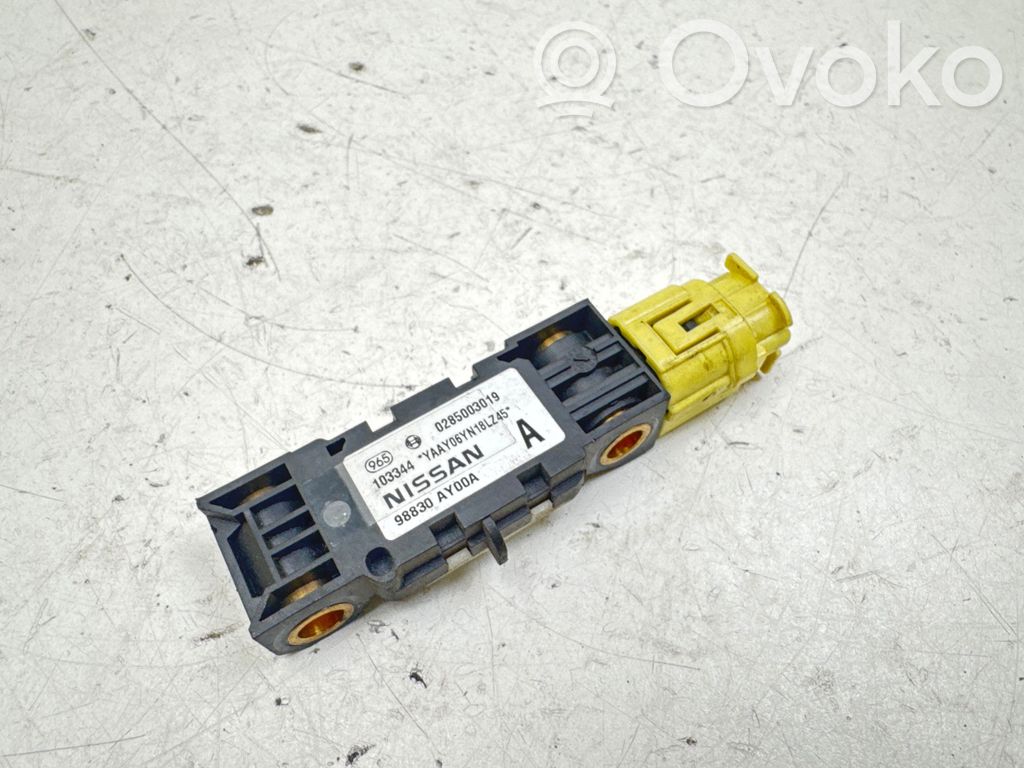 Airbag deployment crash/impact sensor   98830AY00A,0285003019,103344