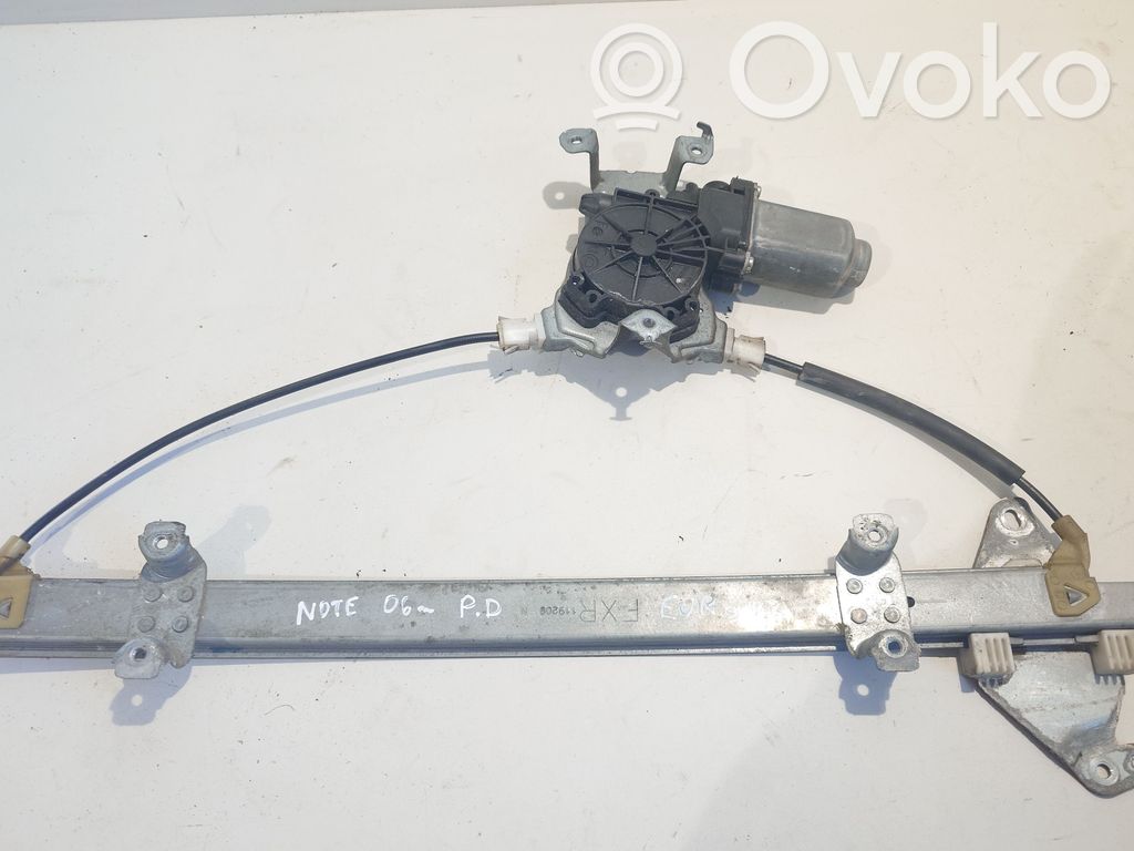 Nissan Note (E11) Elektryczny podnośnik szyby drzwi przednich 