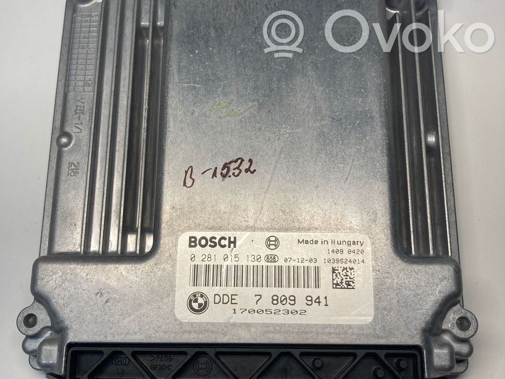 BMW 5 E60 E61 Engine control unit/module 