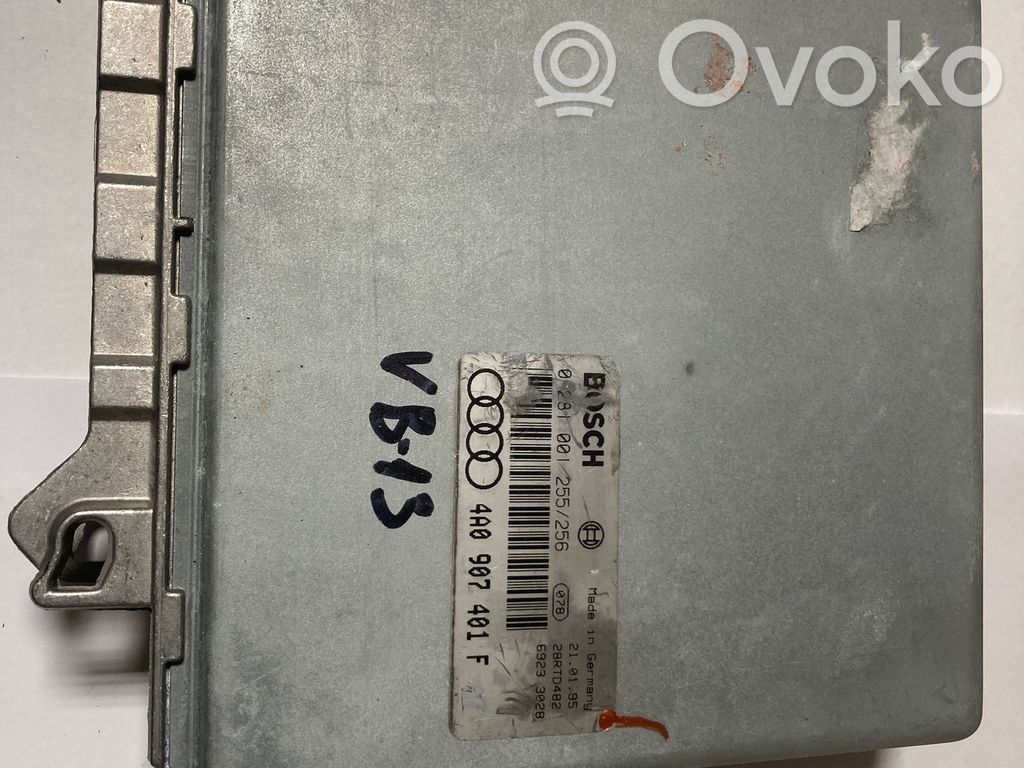 Engine control unit/module   4A0907401F,0281001255,28RTD482