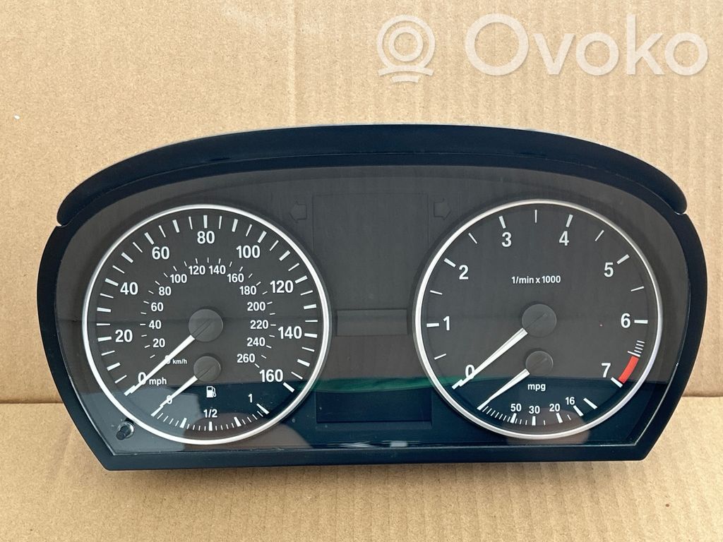 BMW 3 E90 E91 Velocímetro (tablero de instrumentos) 