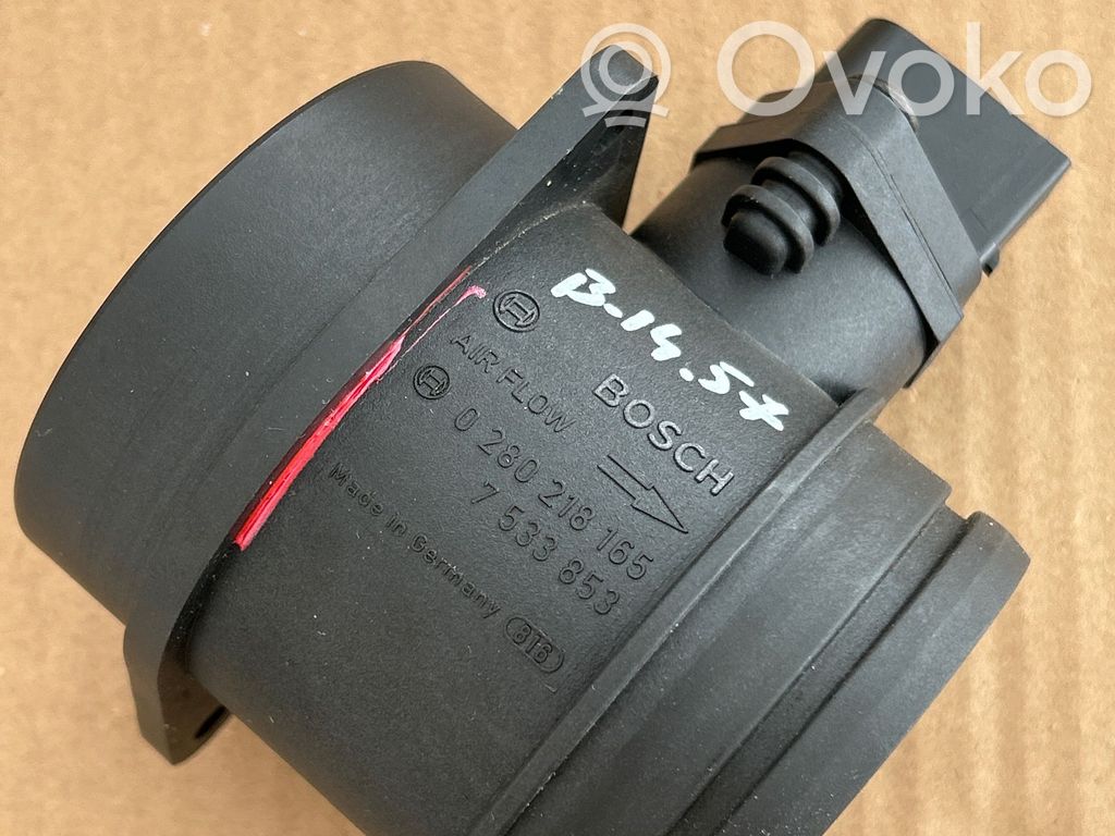 BMW 3 E90 E91 Mass air flow meter 